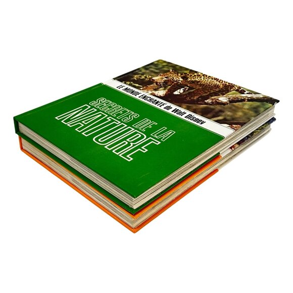 Le Monde Enchante de Walt Disney Nature & Contes Book Lot 2 Francais - Picture 14 of 14